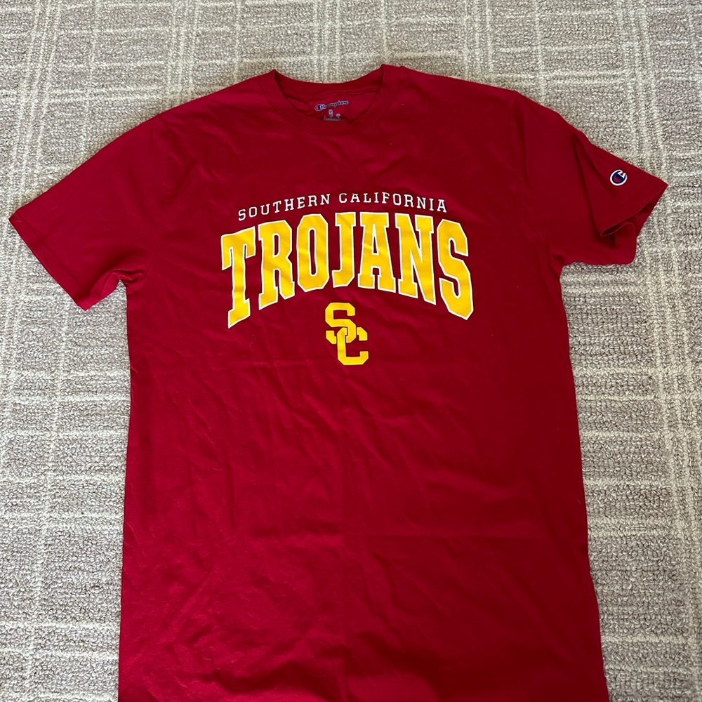 Champion Red Southern California Trojans Tee